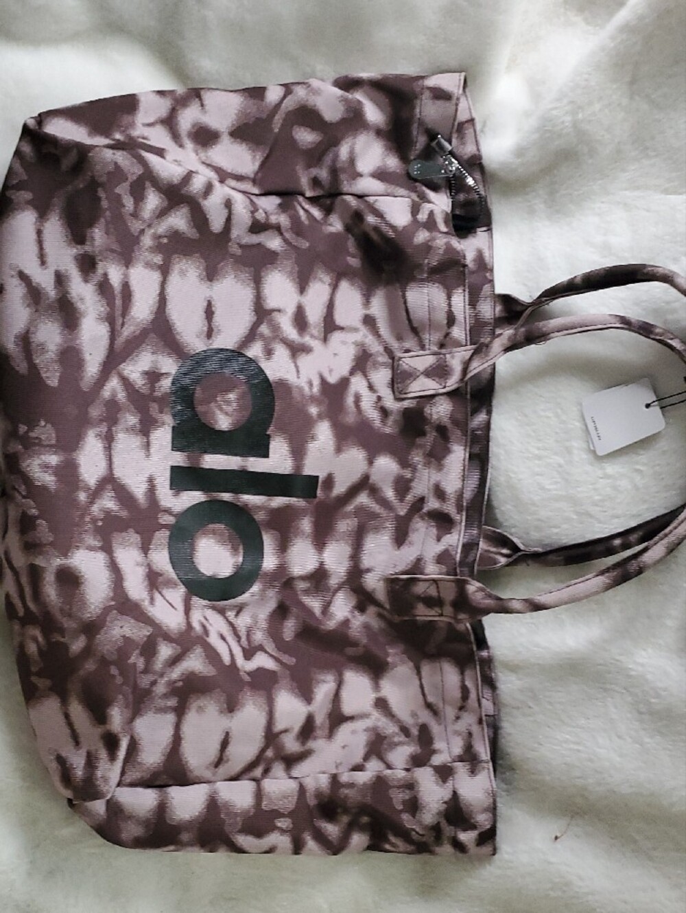 ALO Yoga Mauve Tie-Dye Canvas Tote - Picture 3 of 12